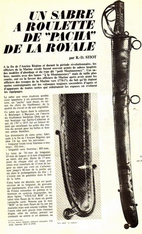 Sabre À Roulette De Pacha De La Royale